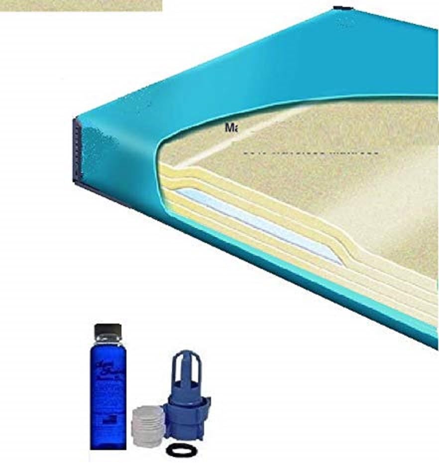 California King 90% Waveless Waterbed Mattress with Lumbar Support Review!
