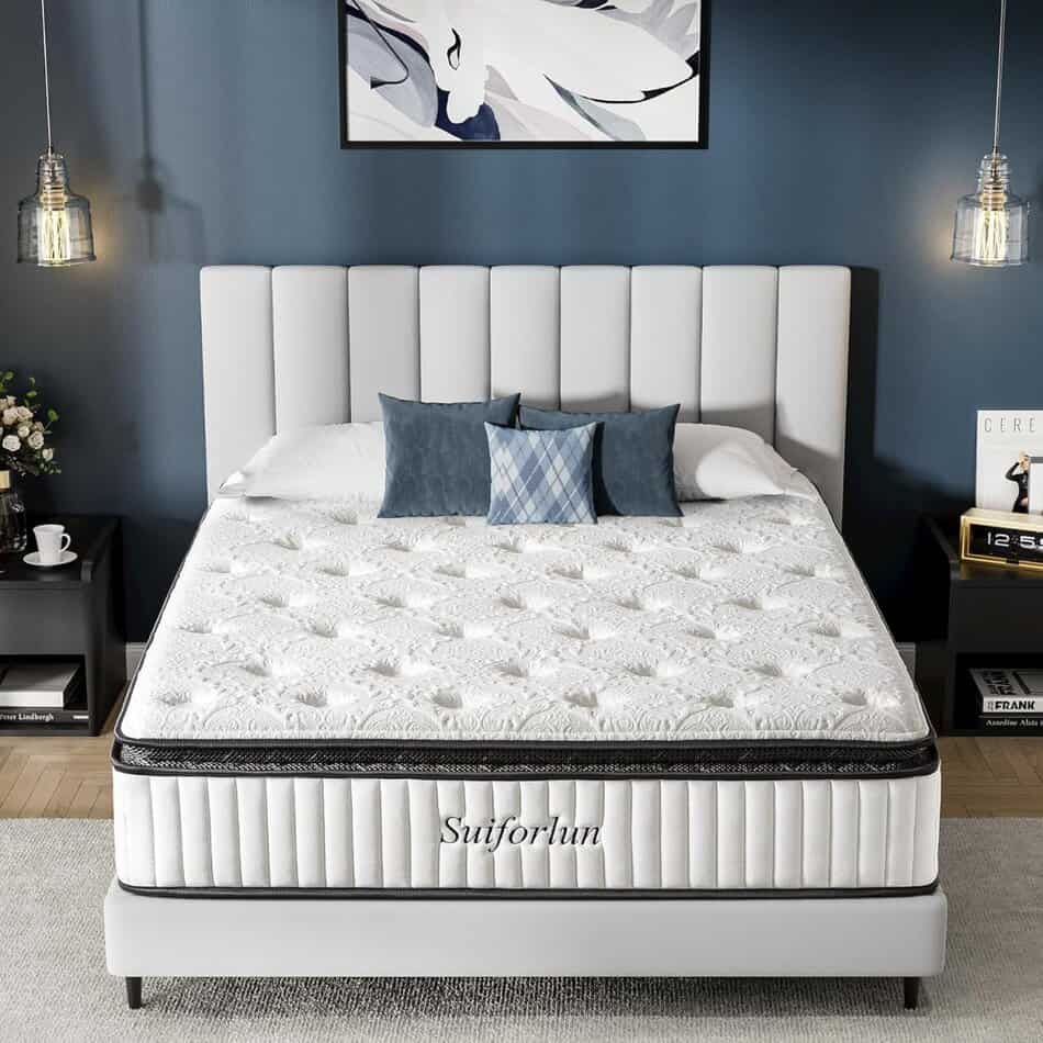 Suiforlun California King Mattress Review: A Deep Dive into Affordable Hybrid Comfort!