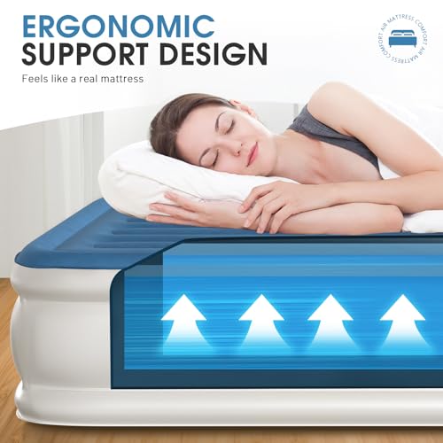 DIVON Air Mattress Queen With Built In Pump Review