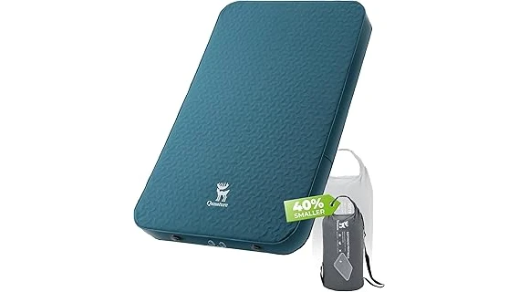 The image shows a comfortable mattress for a rooftop tent, perfect for your next adventure.