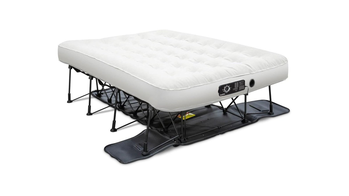 Ivation EZ®-Bed Inflatable Air Mattress Frame & Rolling