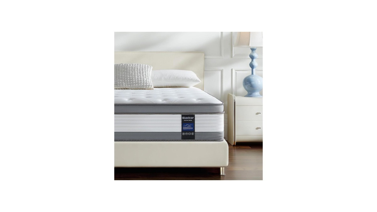 12 Inch Queen Size Hybrid Mattress in a Box – Complete