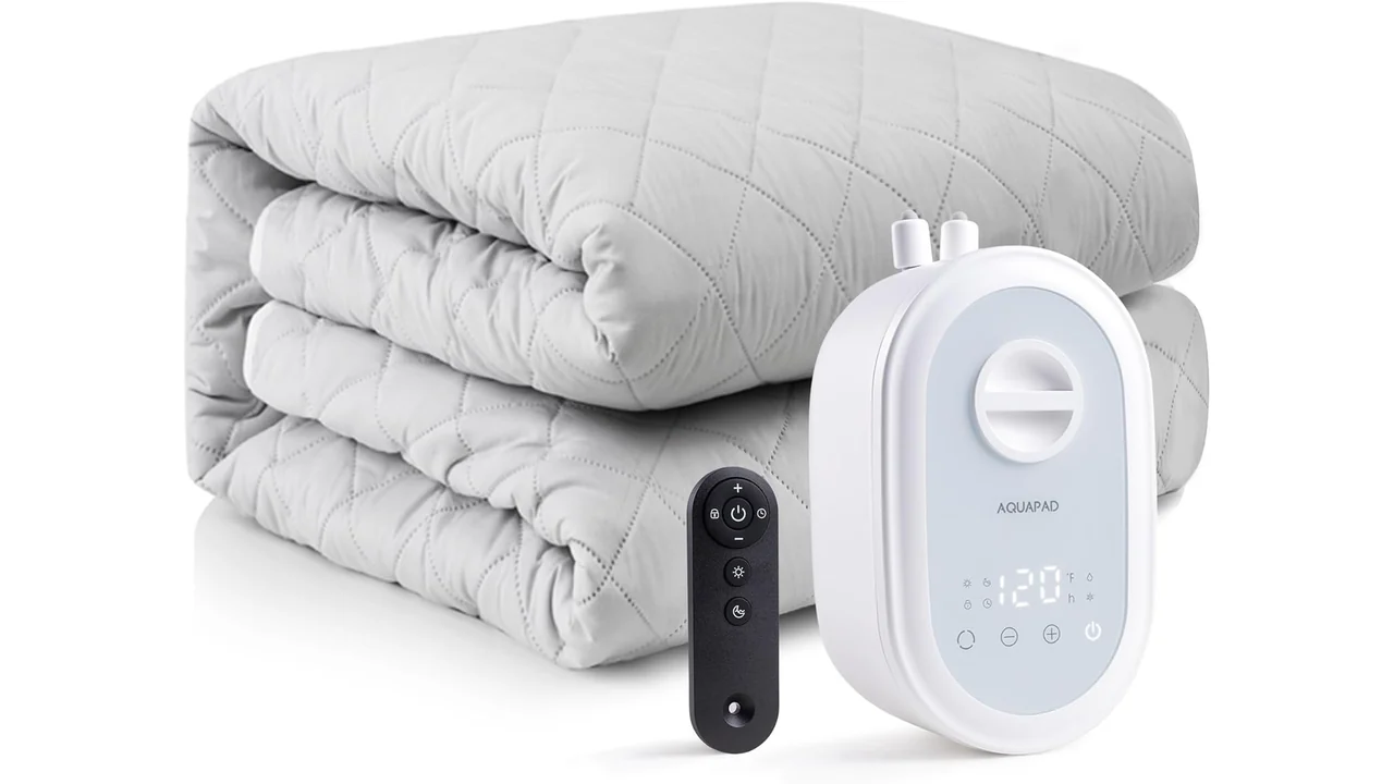 AquaPad CozyFlow Mini Water Heated Mattress Pad, 3