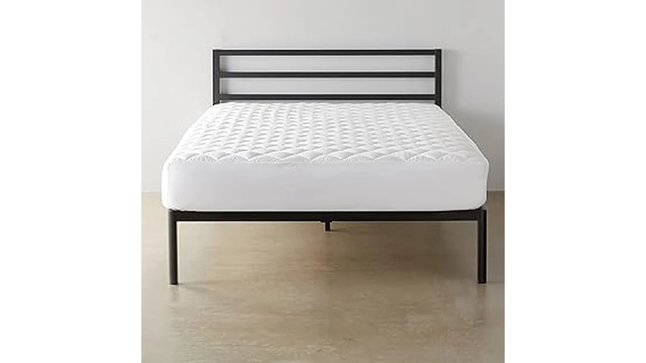 This image shows a plush mattress protector, highlighting top-rated bedding options.