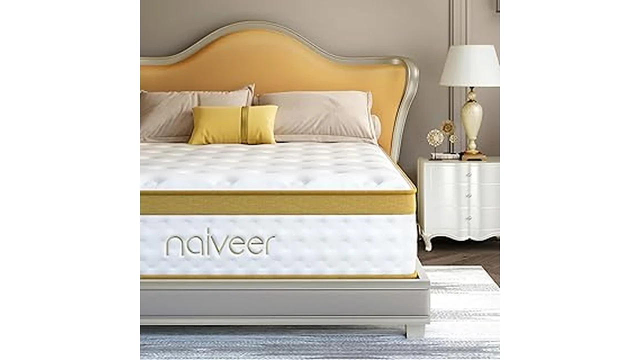The image shows a luxurious, plush mattress, representing the Most Popular 31 Comfortable Mattress in the World.