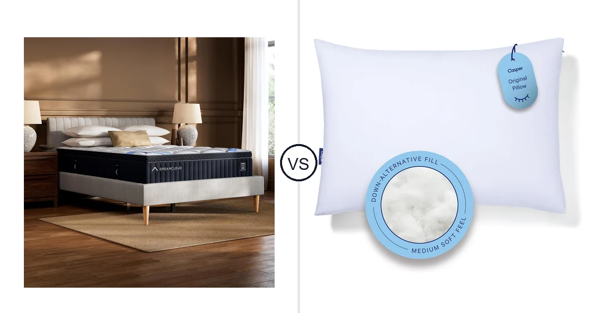 Comparison of DreamCloud King and Casper King