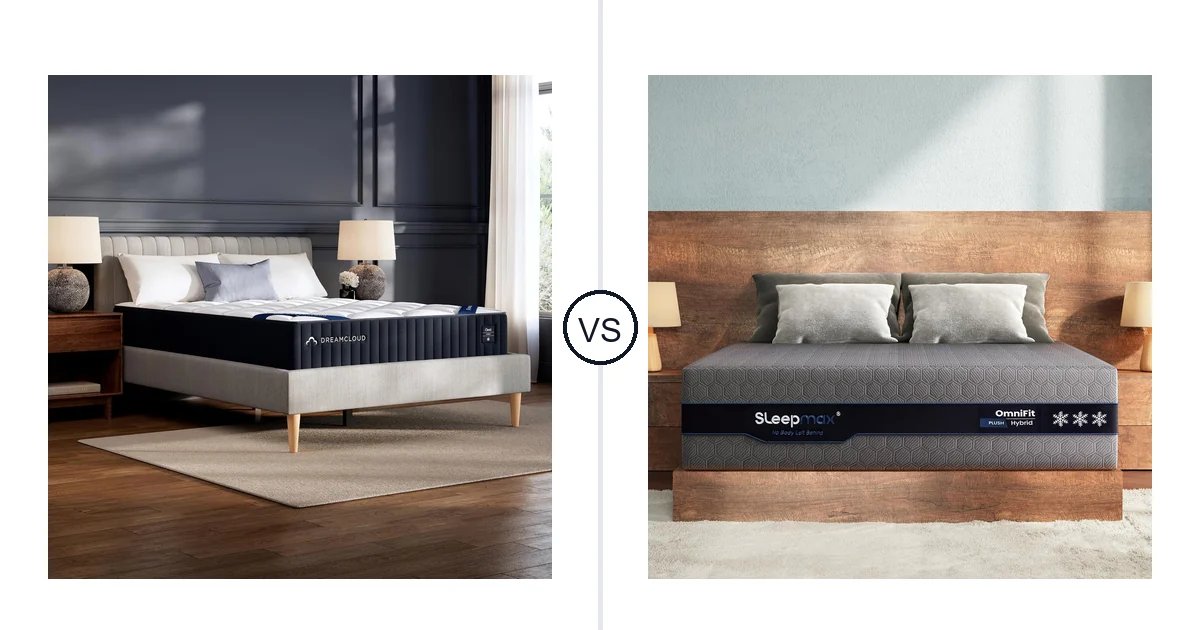 DreamCloud Queen vs Sleepmax Queen: Mattress Comparison (Key