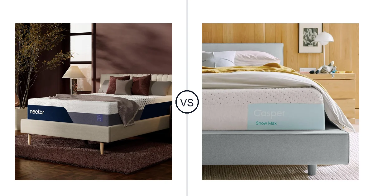 Nectar Full vs Casper Twin XL: Mattress Comparison (Key Differences)