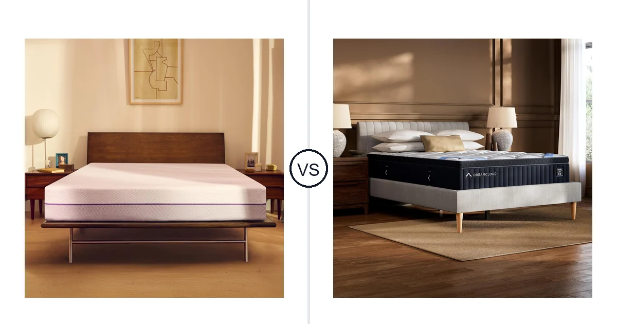Purple Queen vs DreamCloud Queen: Mattress Comparison (Key