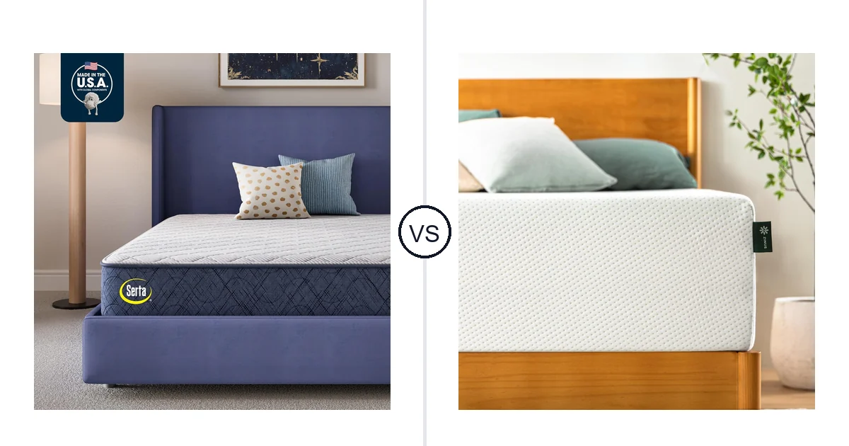 Serta Queen vs Zinus Queen: Mattress Comparison (Key Differences)