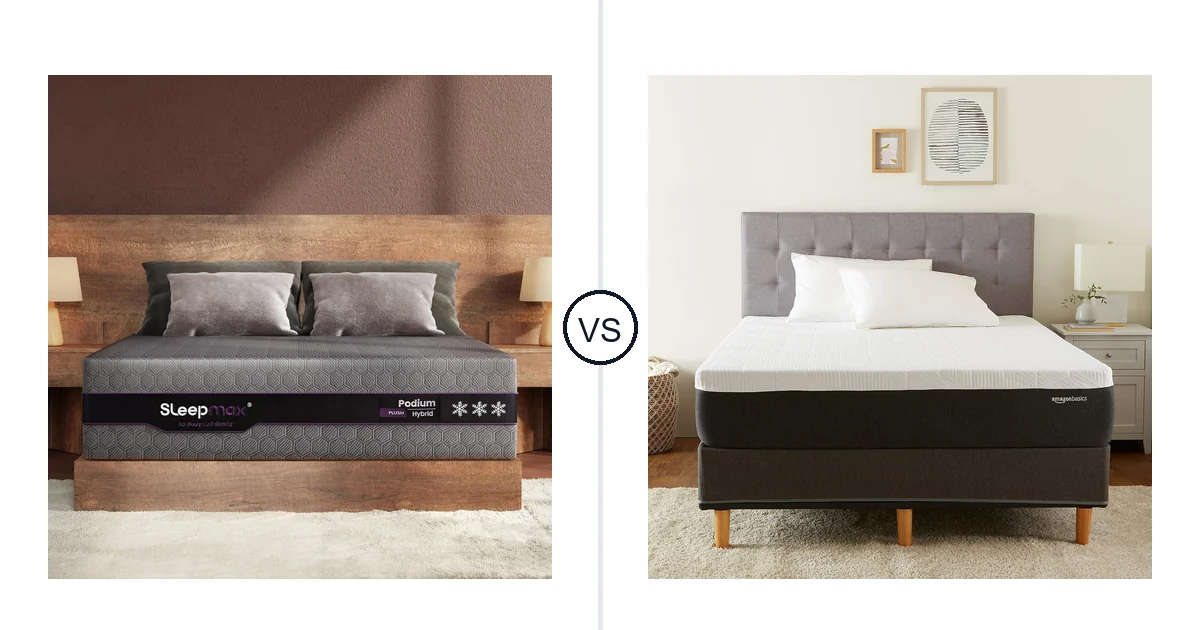 Sleepmax P2503294 vs Amazon Basics King: Best Mattress for Your Needs
