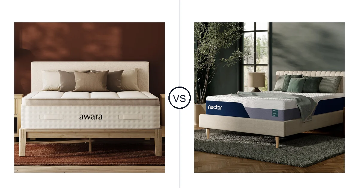 AWARA Queen vs Nectar King: Mattress Comparison (Key Differences)