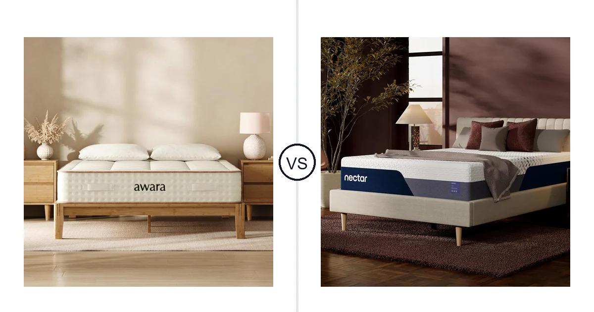 AWARA Queen vs Nectar King: Mattress Comparison (Key Differences)