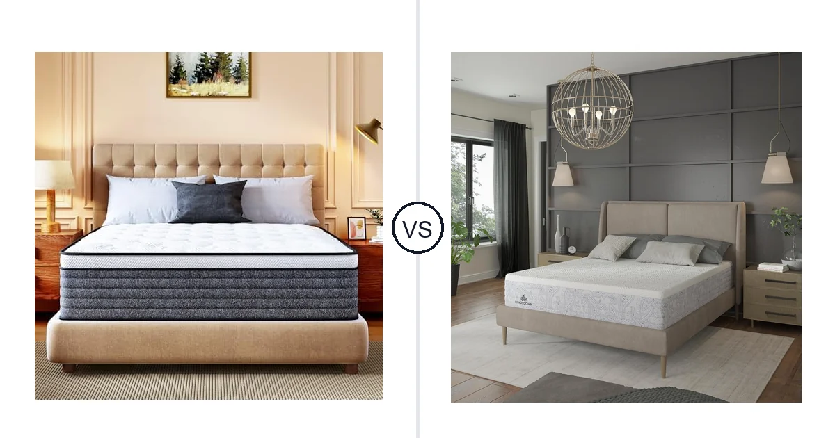 CH CHARME HOUSE Queen vs Kingsdown Queen: Mattress Comparison (Key