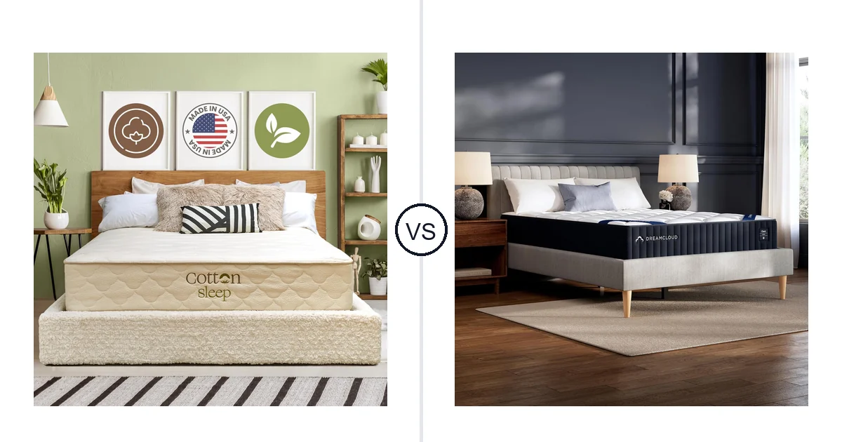 COTTON SLEEP Twin vs DreamCloud Queen: Mattress Comparison (Key
