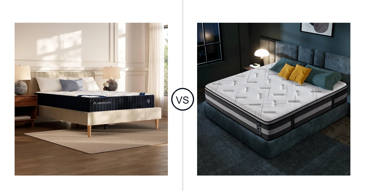 DreamCloud Queen vs SURLUNKEYS FBASL49: Mattress Comparison (Key