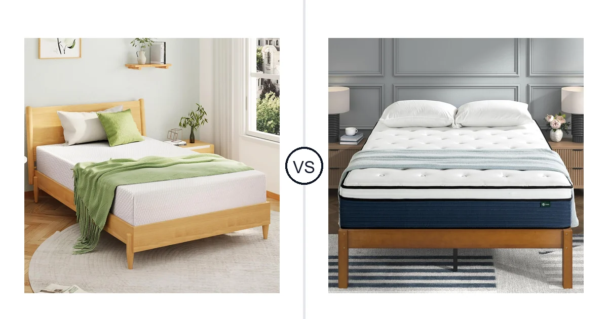 EGOHOME Full vs Zinus Queen: Mattress Comparison