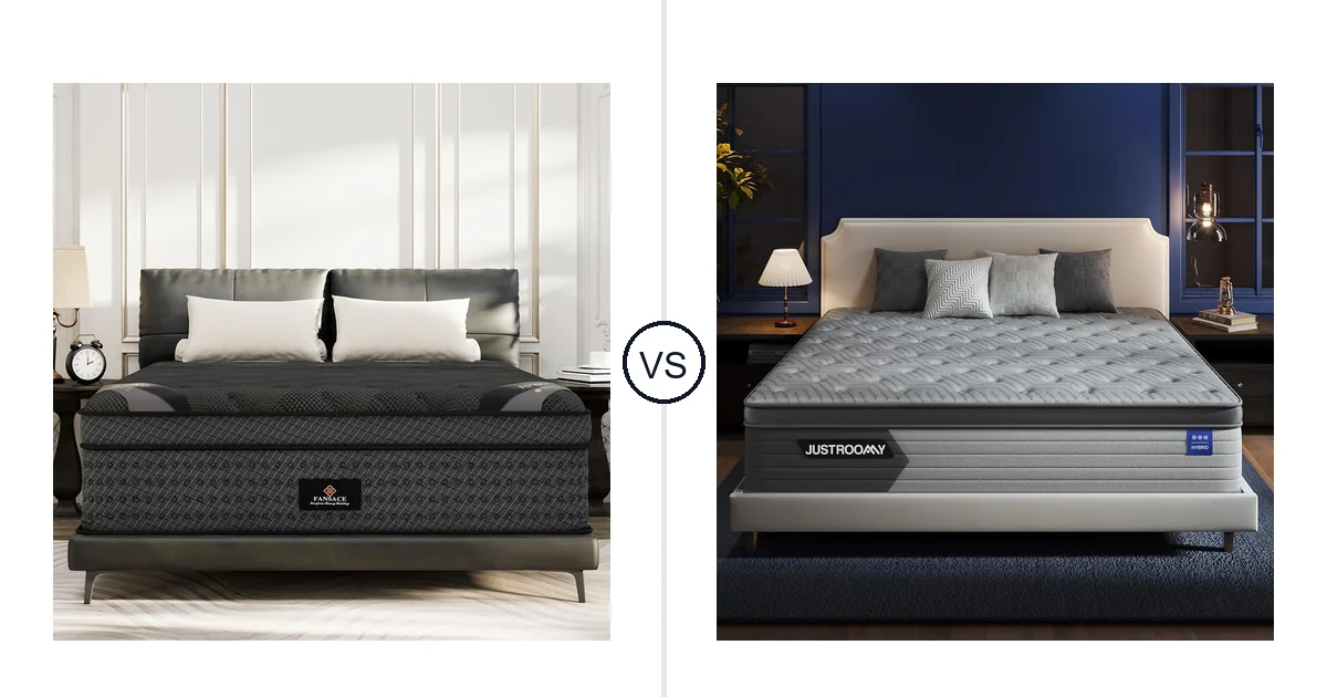 FANSACE King vs JustRoomy King: Mattress Comparison