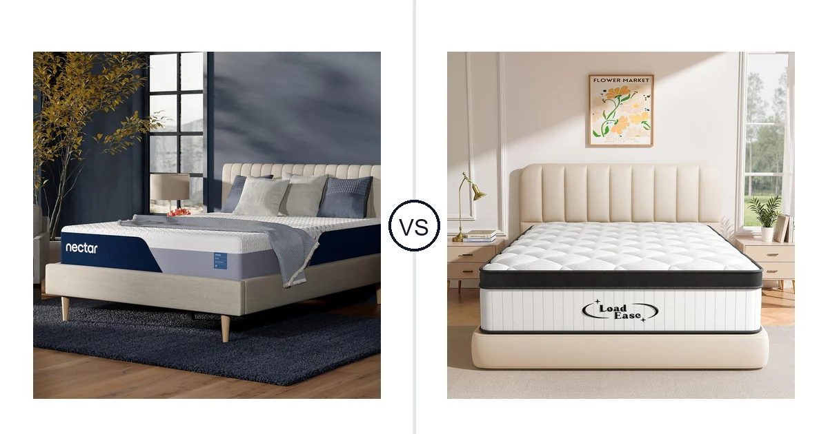 Nectar Queen vs LoadEase Queen: Mattress Comparison (Key Differences)