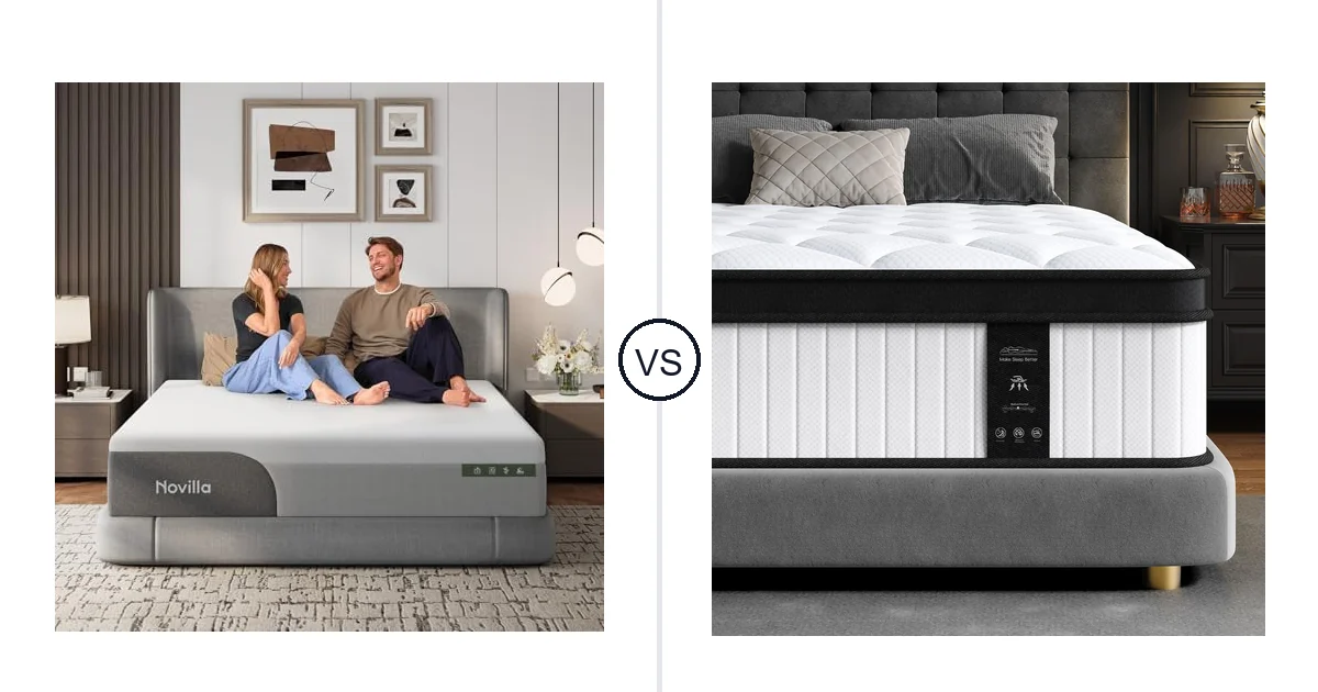 Novilla King vs LoadEase Queen: Mattress Comparison (Key Differences)