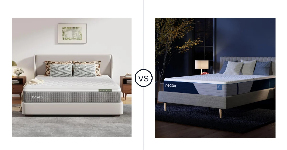 Novilla King vs Nectar King: Mattress Comparison (Key Differences)