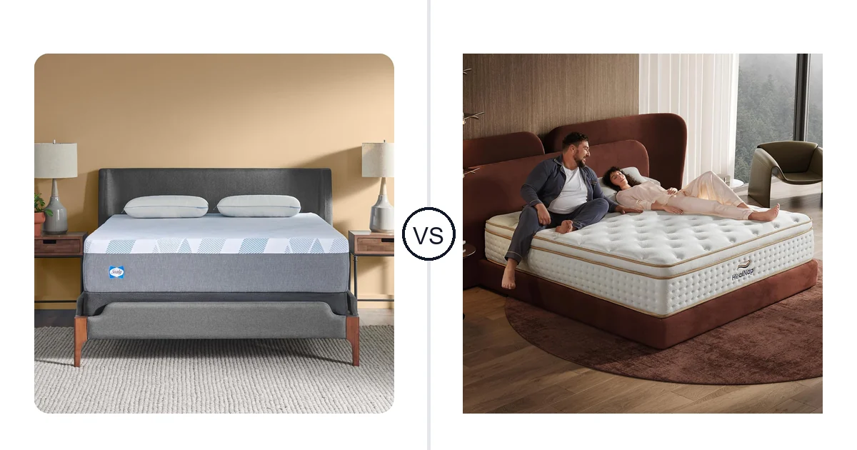 Sealy King vs HealNap Full: Mattress Comparison