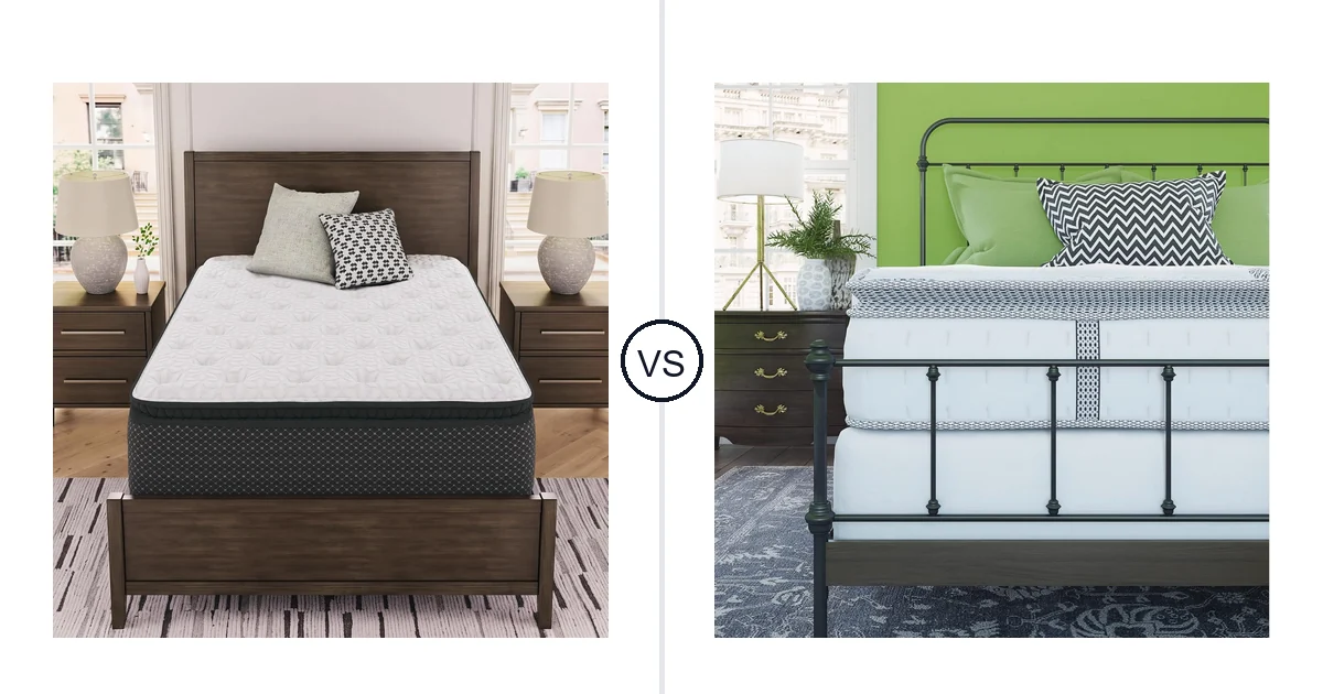 Signature Design by Ashley Queen vs COOL GEL Queen: Mattress
