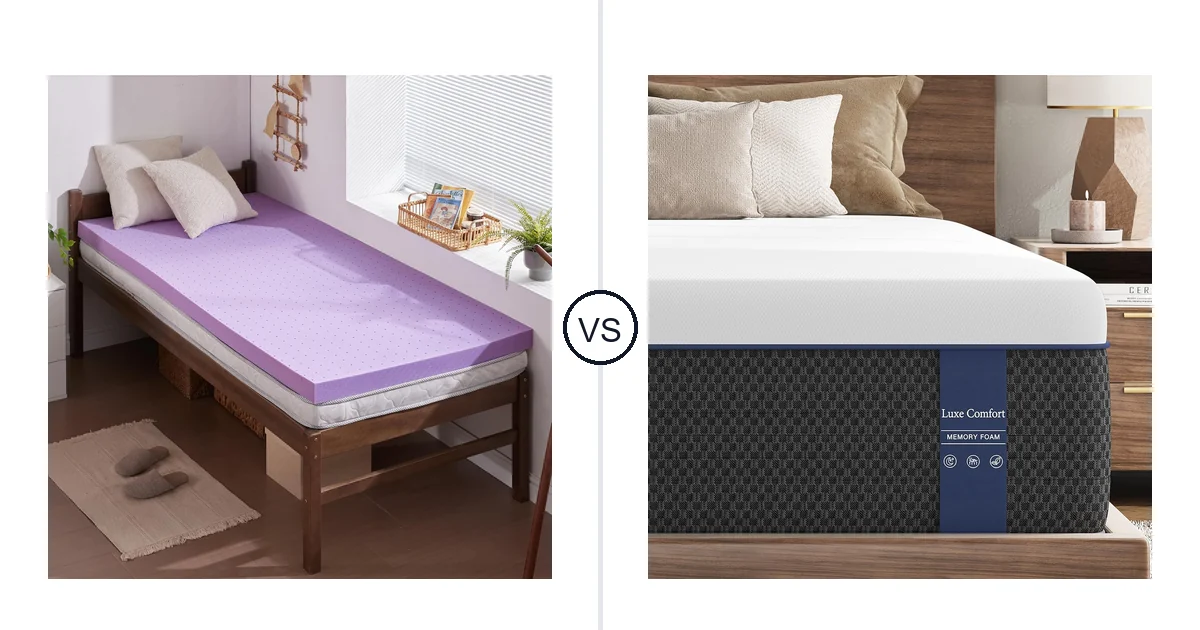 SINWEEK Twin vs VISCOFLEX Queen: Mattress Topper Mattress Comparison