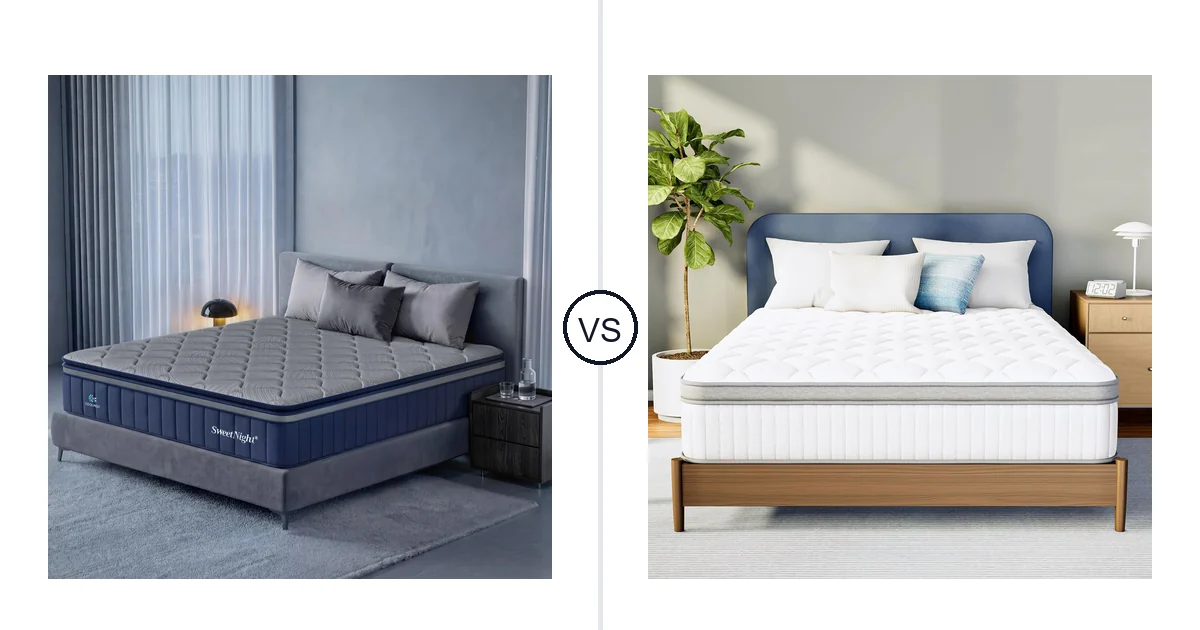 Sweetnight King (U.S. vs Neo Sleep Full: Mattress Comparison (Key