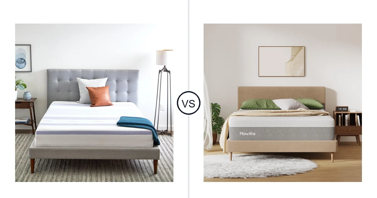 Vibe Queen vs Novilla Queen: Mattress Comparison (Key Differences)
