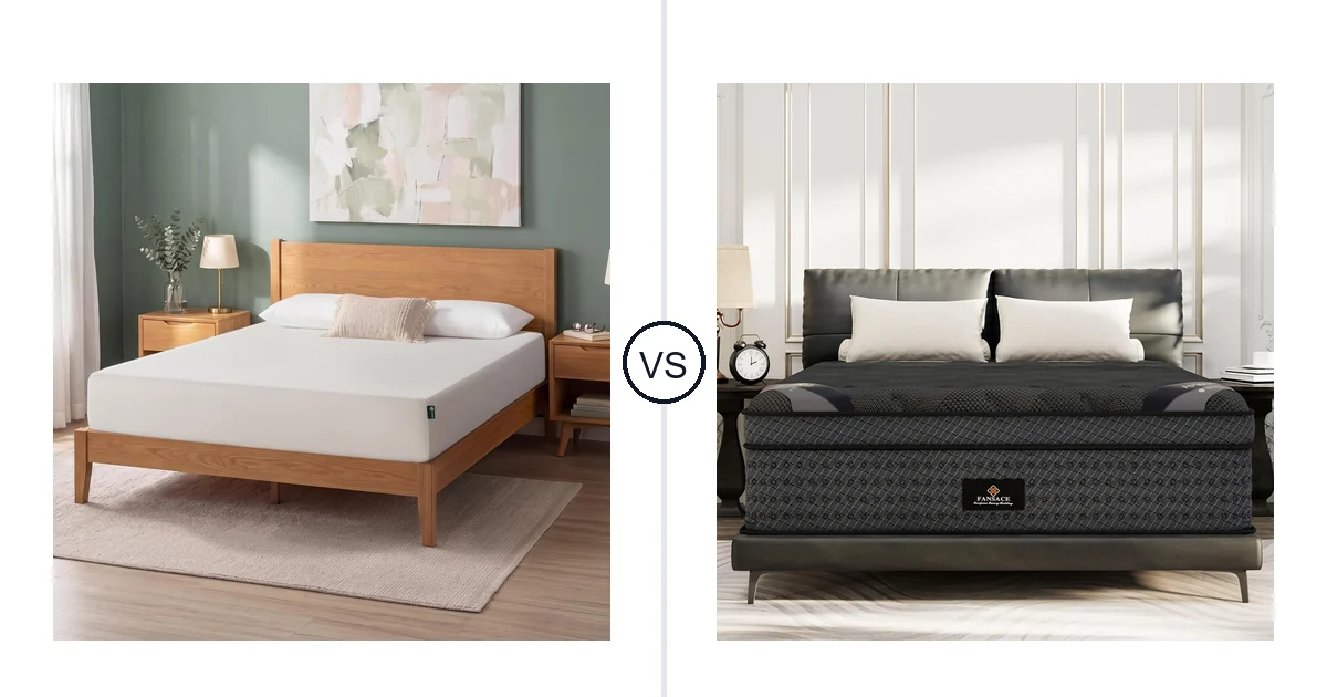 Zinus Queen vs FANSACE King: Mattress Comparison (Key Differences)