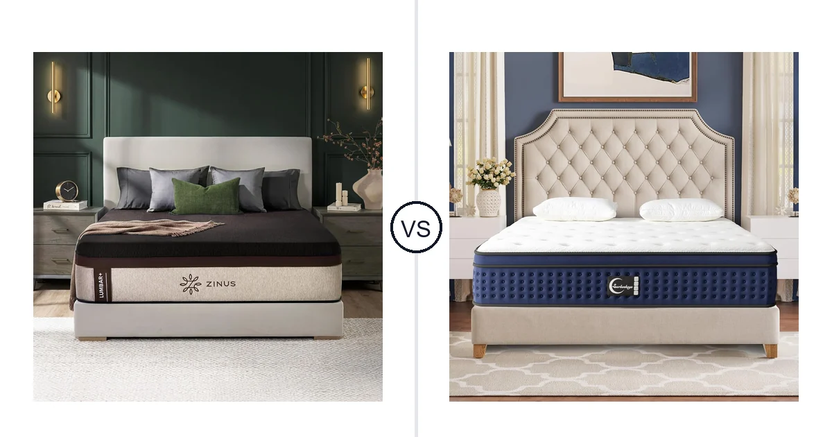 Zinus Queen vs SURLUNKEYS Full: Best Mattress for Your Needs
