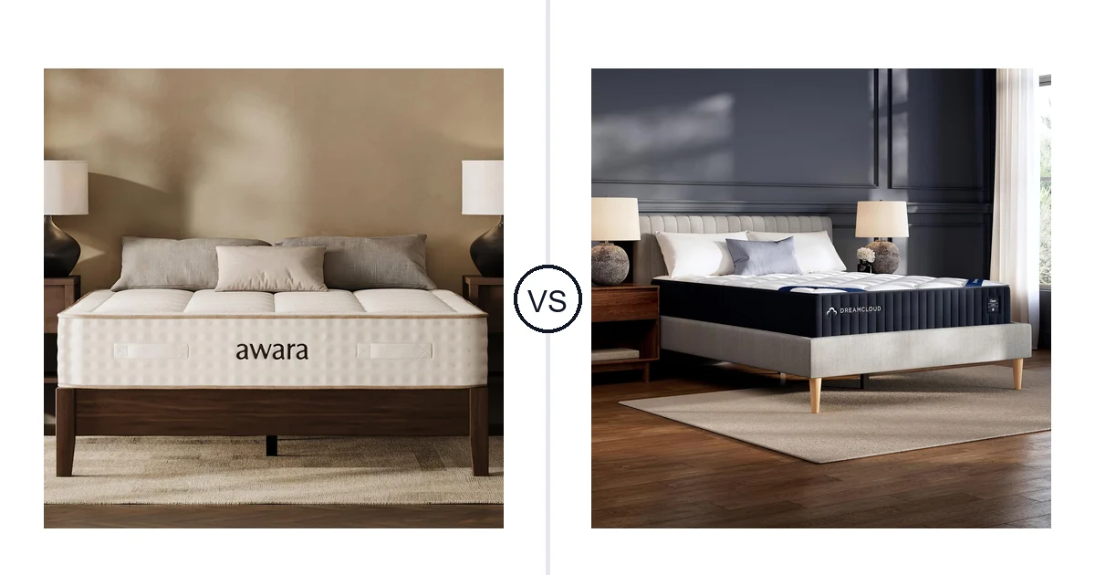 AWARA Full vs DreamCloud King: Mattress Comparison (Key Differences)