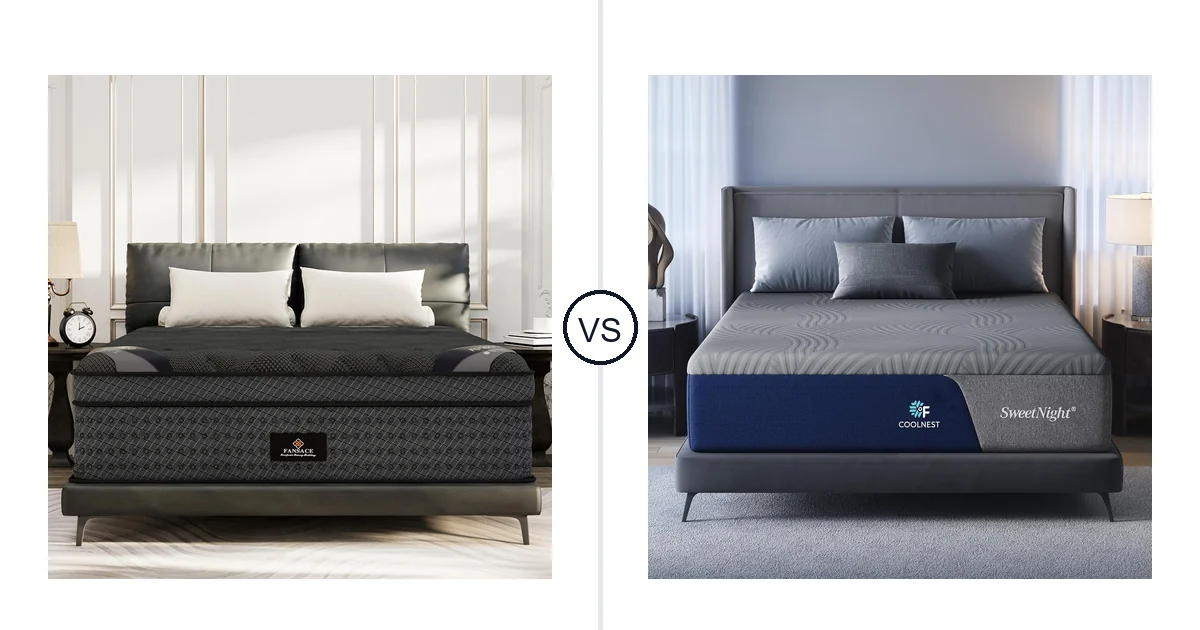Comparison of FANSACE King (U.S. Standard) and Sweetnight Queen (U.S. Standard)