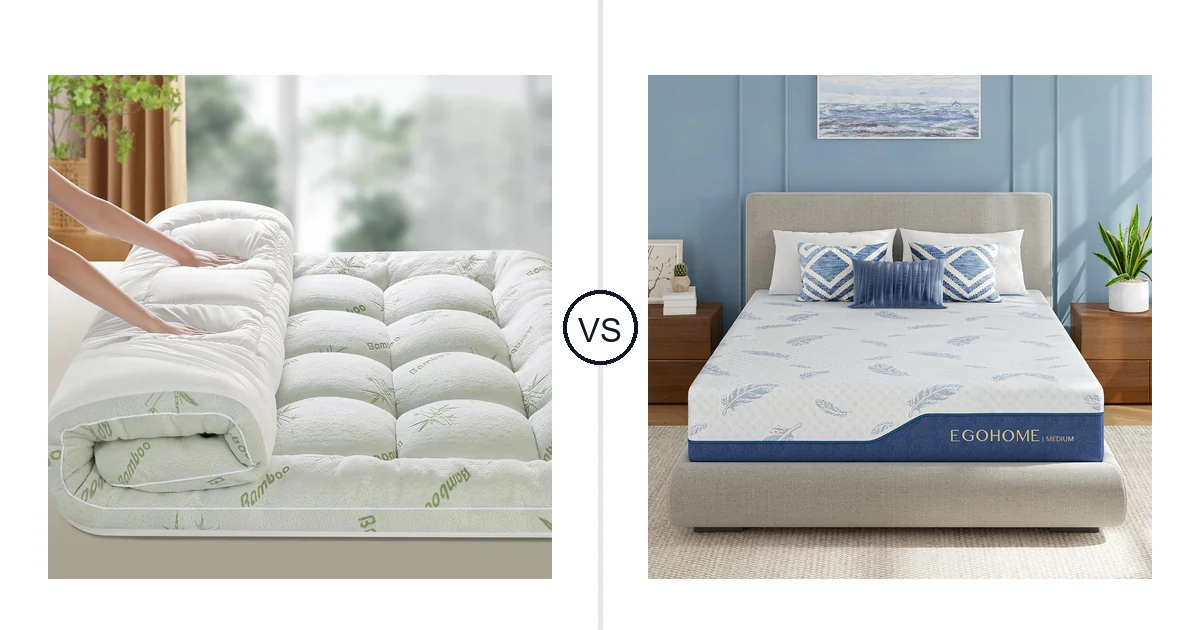 LIANLAM Queen vs EGO HOME Queen: Mattress Topper Mattress Comparison