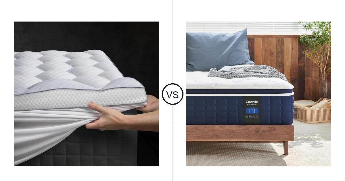 Milcabe Queen vs Coolvie Queen: Mattress Topper Mattress Comparison