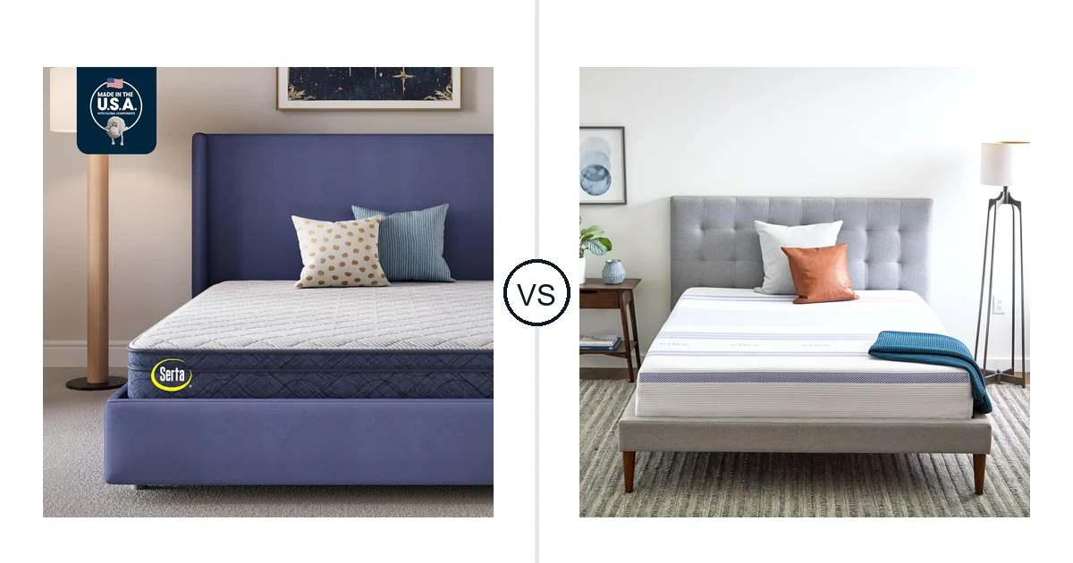 Serta Full vs Vibe Queen: Mattress Comparison (Key Differences)