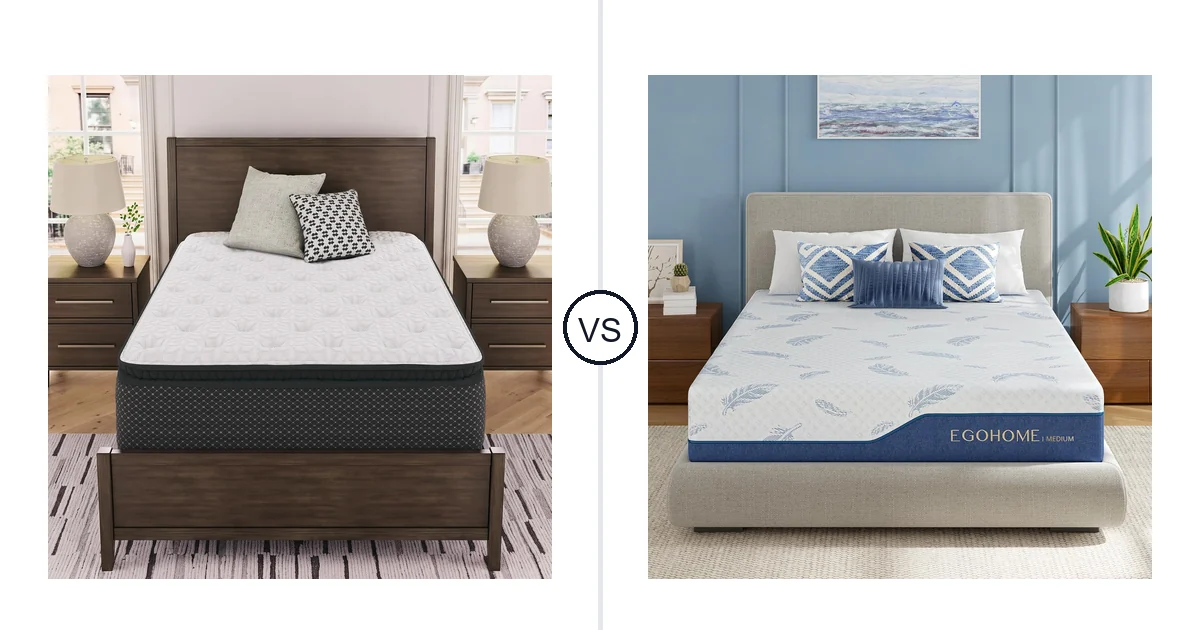 Signature Design by Ashley vs EGO HOME Queen Mattress: Best Mattress