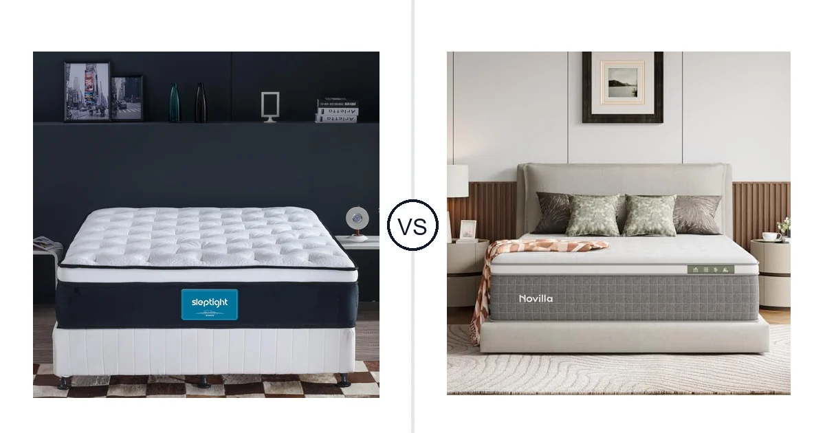 Sleptight Queen vs Novilla Queen Mattress: Best for You?