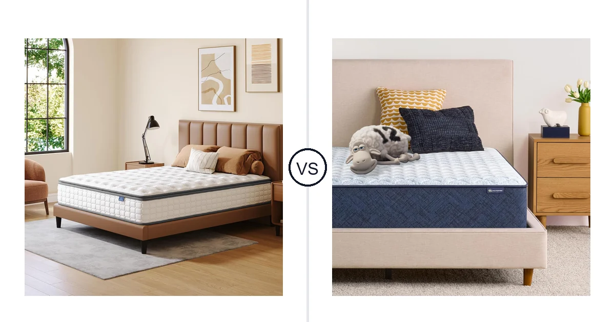 Vesgantti Queen vs Serta Queen: Mattress Comparison (Key Differences)